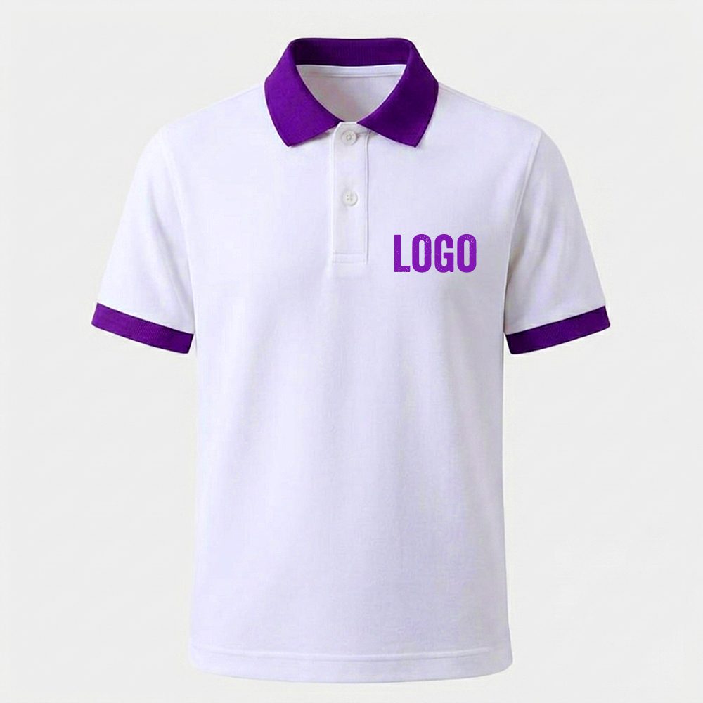 Dual Color | Contrast Color Team Polo T-shirt